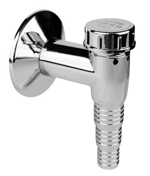 McAlpine overflademonteret kromet vaskemaskineafløbssifon 1 stk.