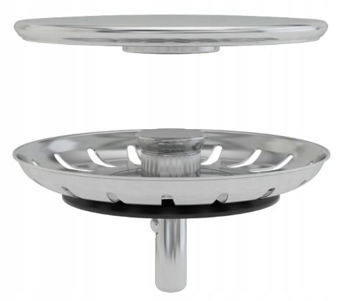 Automatisk vægmonteret syfon til granitvask med to kamre, 1 sæt