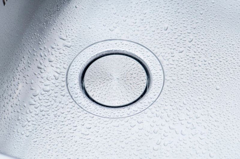 Automatisk vægmonteret syfon til granitvask med to kamre, 1 sæt