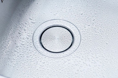 Automatisk vægmonteret syfon til granitvask med to kamre, 1 sæt