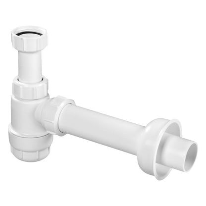 McAlpine 1 ¼" flaskeformet vaskesifon uden bundventil