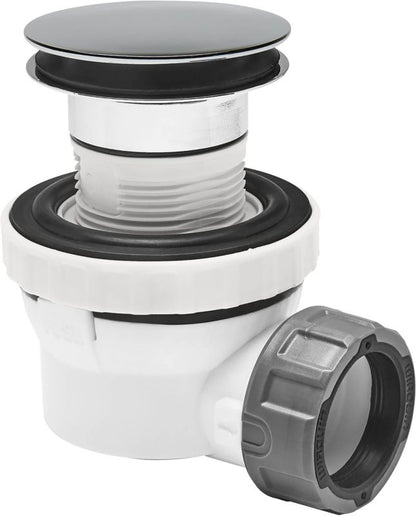 Klik-klak vaskesifon i nano-krom