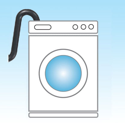 Pladsbesparende universel justerbar vaskesifon 32/40 mm fra Lira, 1 stk.