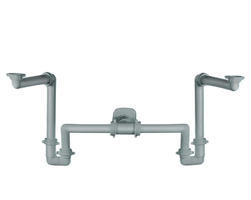 Lira Spazio Bagno dobbelt pladsbesparende vaskesifon 1 stk.