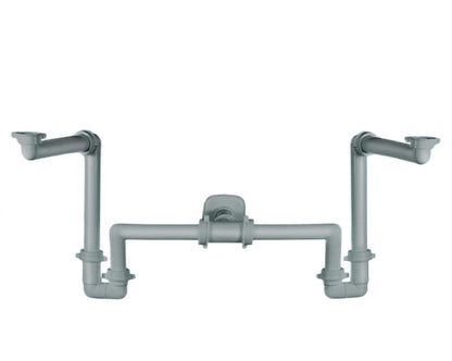 Lira Spazio Bagno dobbelt pladsbesparende vaskesifon 1 stk.