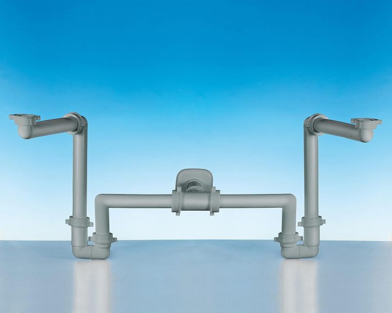 Lira Spazio Bagno dobbelt pladsbesparende vaskesifon 1 stk.