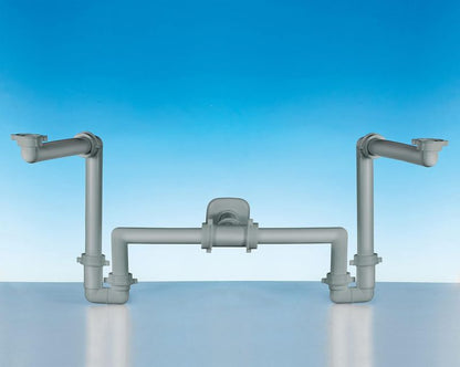 Lira Spazio Bagno dobbelt pladsbesparende vaskesifon 1 stk.