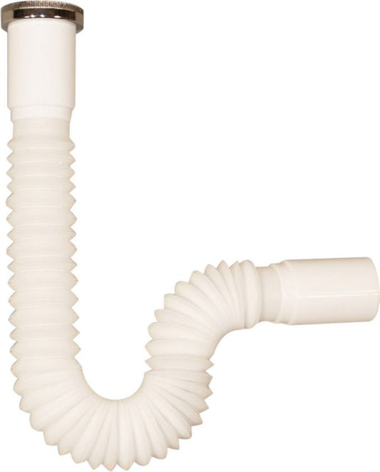 Universal sifon 1 1/4" x 32/40 mm hvid