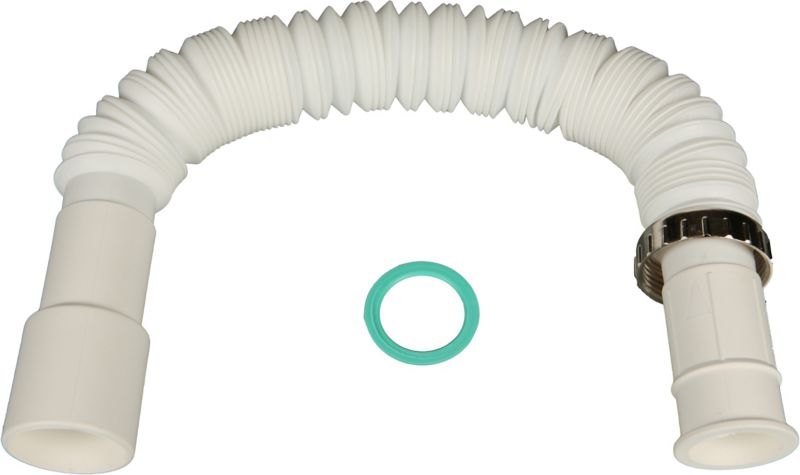 Universal sifon 1 1/4" x 32/40 mm hvid