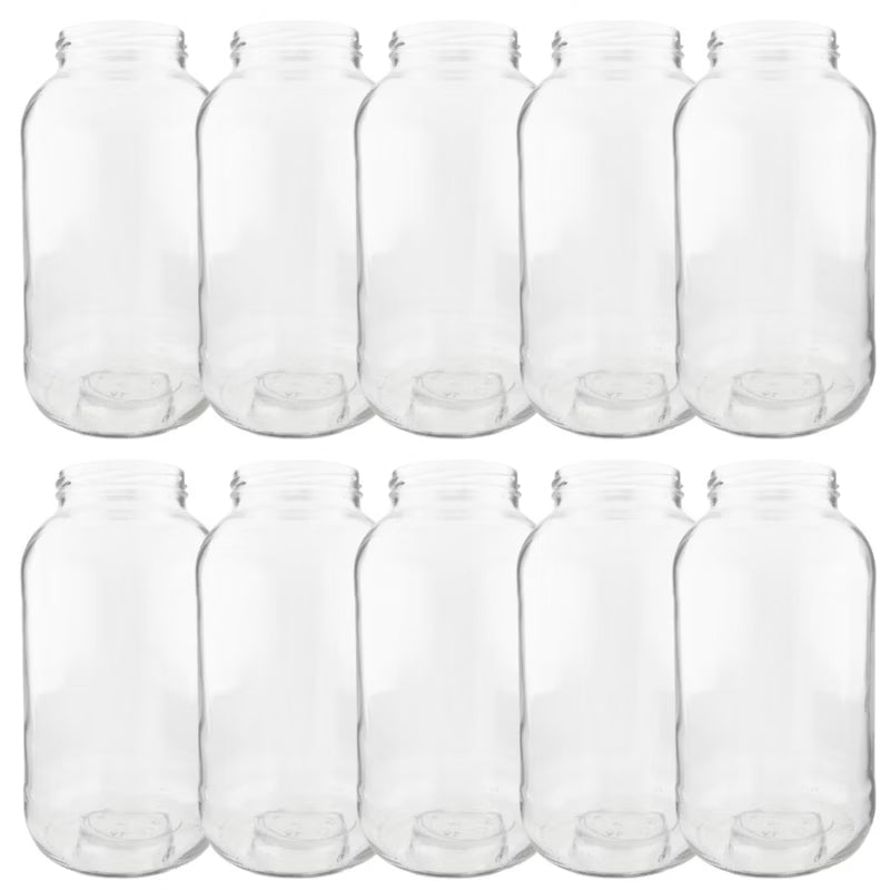 Sylteglas 2000 ml 10 stk. Klar Glas