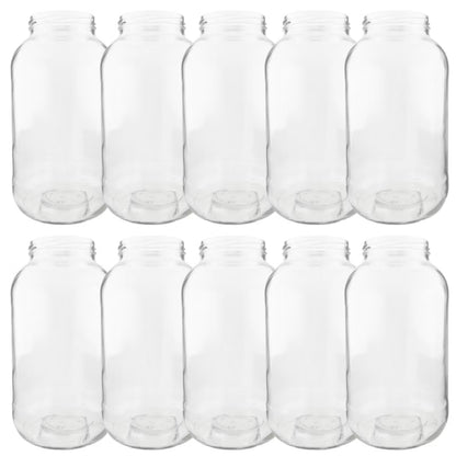 Sylteglas 2000 ml 10 stk. Klar Glas