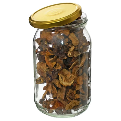 Sylteglas 900 ml Klar med Guld Låg 6 Stk.
