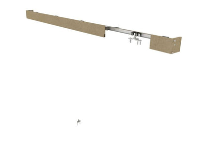 Skydesystem Oleni 200 cm Hvid MDF