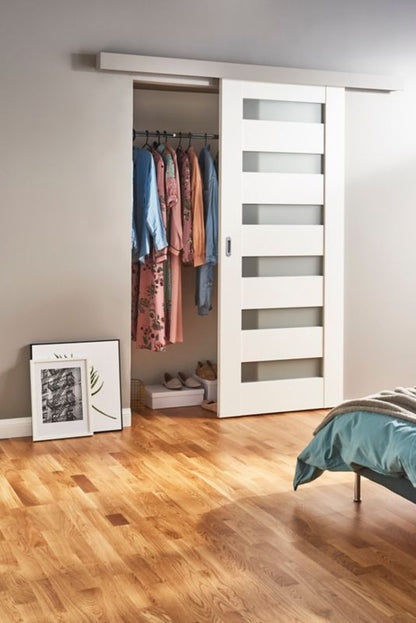 Skydesystem Oleni 200 cm Hvid MDF