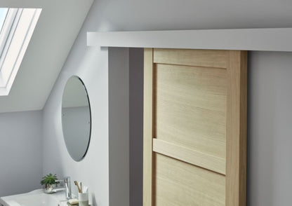 Skydesystem Oleni 200 cm Hvid MDF
