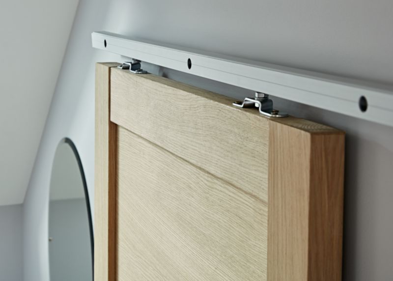 Skydesystem Oleni 200 cm Hvid MDF