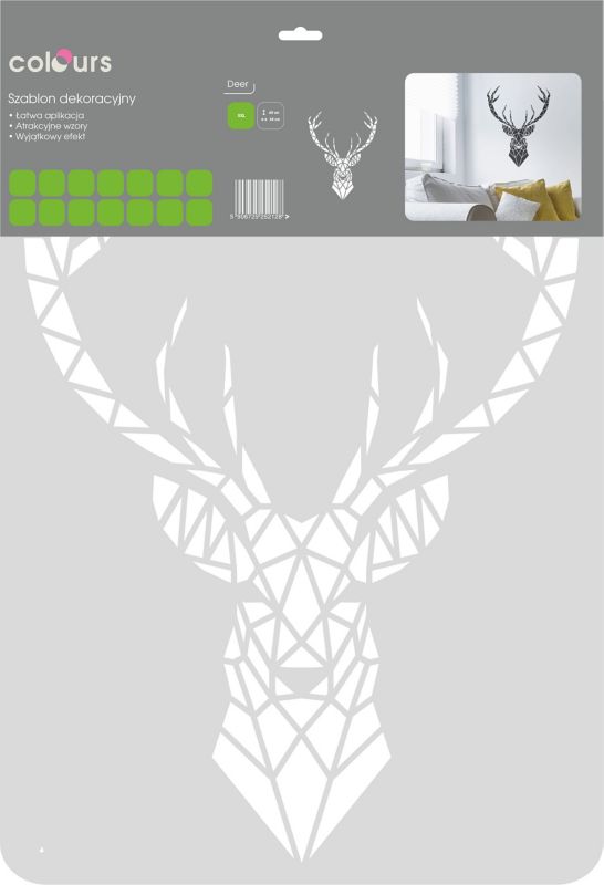 Colours XXL skabelon hjort nr. 94