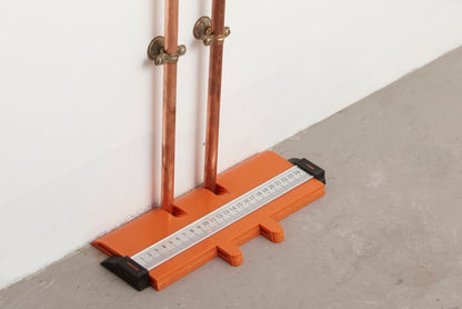 Profilskabelon 250 mm Sort/Orange