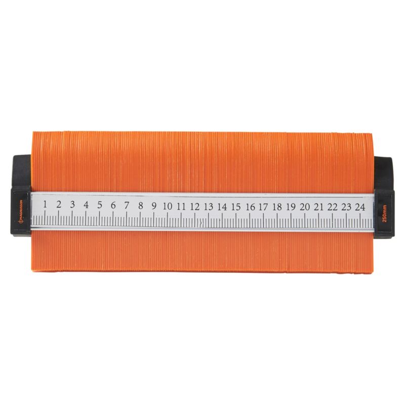Profilskabelon 250 mm Sort/Orange