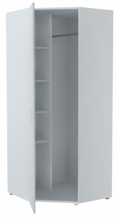 Matkam hjørneskab Bodo 1D 80x80 cm UFC hvid 1 stk.