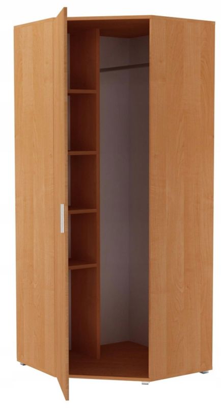 Matkam hjørneskab Bodo 1D 80x80 cm UFC elmetræ 1 stk.
