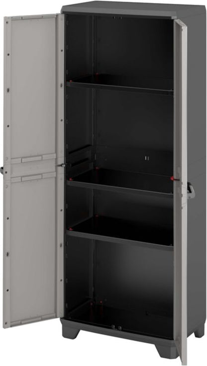 Høj plastikskab 173 x 68 x 39 cm