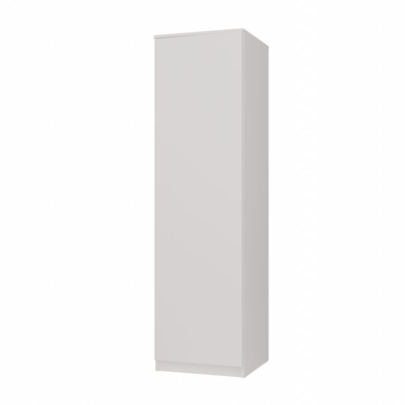 Topeshop SD-50 garderobeskab mat hvid 50x50x180 cm 1 stk.