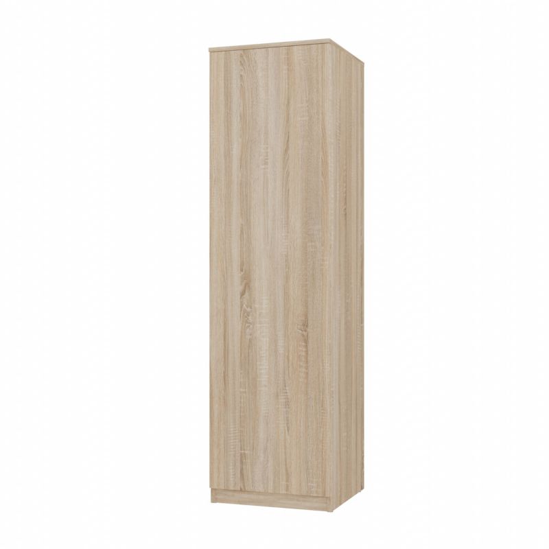 Topeshop SD-50 garderobeskab i Sonoma eg 50x50x180 cm 1 stk.