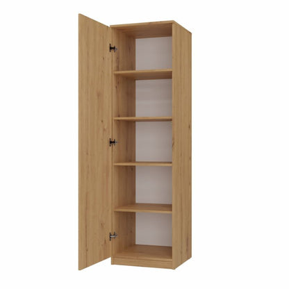 Topeshop SD-50 Garderobeskab 2 døre Artisan Eg 50x50x180 cm 1 stk.