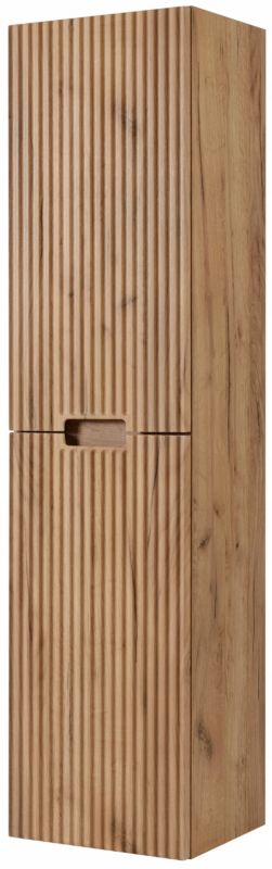 Badeværelsesskab 35x136 cm Døre med Soft Close Dæk Craft Gylden
