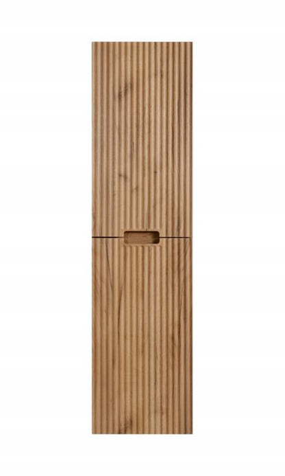 Badeværelsesskab 35x136 cm Døre med Soft Close Dæk Craft Gylden