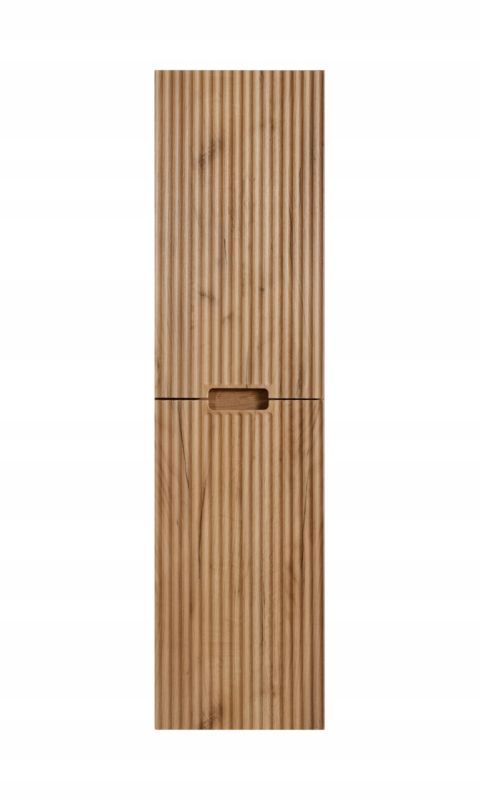 Badeværelsesskab 35x136 cm Døre med Soft Close Dæk Craft Gylden