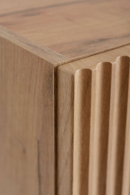 Badeværelsesskab 35x136 cm Døre med Soft Close Dæk Craft Gylden