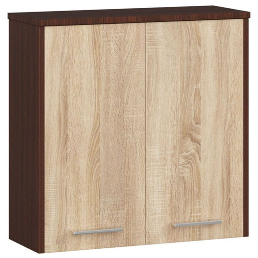 Akord Fin Wenge badeværelsesskab 60 cm 2 døre i mat Sonoma eg med 2 hylder 60x22,5x60 cm 1 stk.