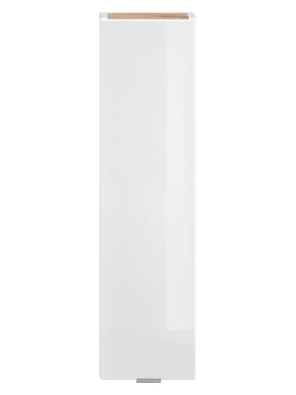 Badeværelsesskab Capri 20x75 cm Hvid Højglans Væghængt