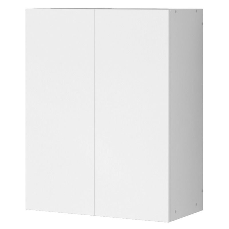 Væghængt Badeværelsesskab Hvid 60x30x80 cm 2 Låger
