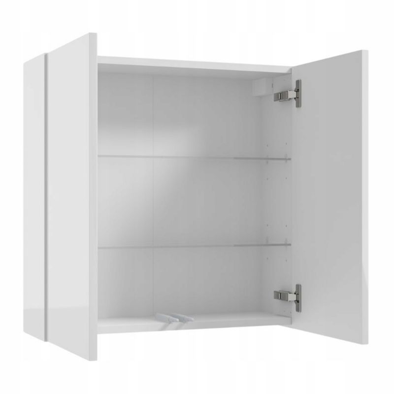 Hængeskab Hvid Højglans 60x60x20 cm SoftClose