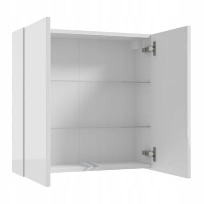 Hængeskab Hvid Højglans 60x60x20 cm SoftClose