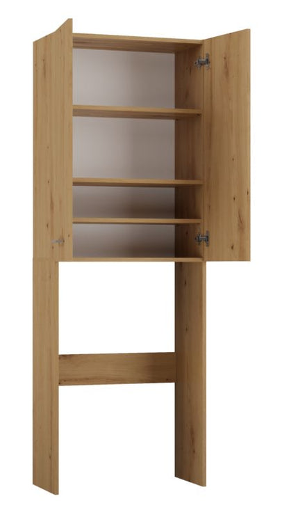 Badeværelsesskab over Vaskemaskine Pola DD 30x64x180 cm Eg Artisan