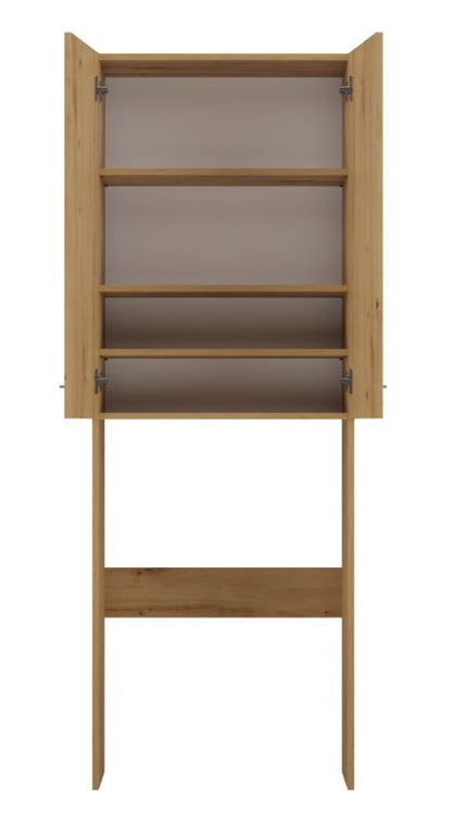 Badeværelsesskab over Vaskemaskine Pola DD 30x64x180 cm Eg Artisan