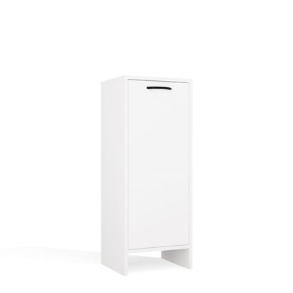 Badeværelsesskab Topeshop Nina 1D 35x90x30 cm Hvid 1 dør 3 hylder
