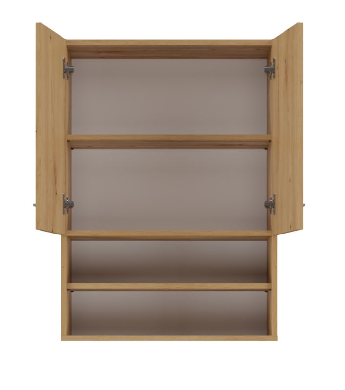Topeshop Pola Mini DK hængeskab til badeværelse - Artisan egetræ 30 x 64 x 90 cm, 1 stk.