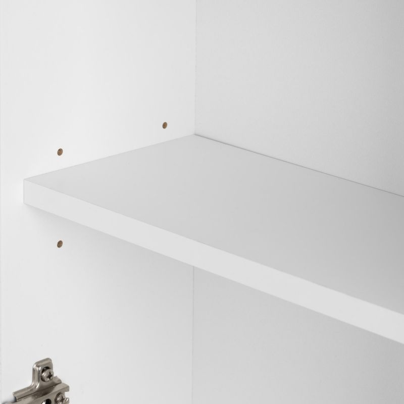 Hængende Badeværelsesskab 40x90 cm Hvid Højglans
