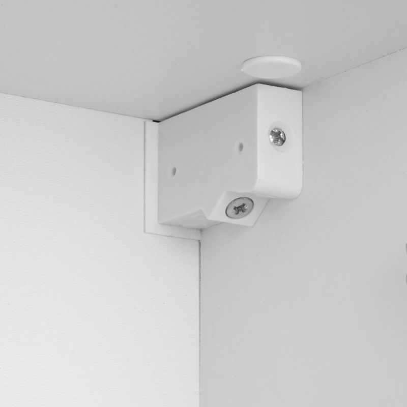 Hængende Badeværelsesskab 60 cm Hvid Højglans 1 stk.