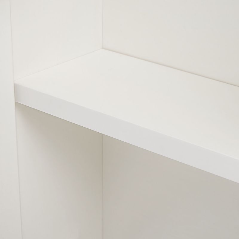 Badeværelsesskab med spejl Navarra 80x70x14 cm Hvid | 4251682264518
