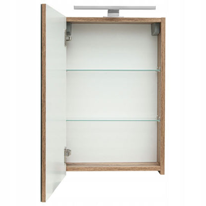 Spejlskab ADA 40 cm Eg Wotan LED Krom