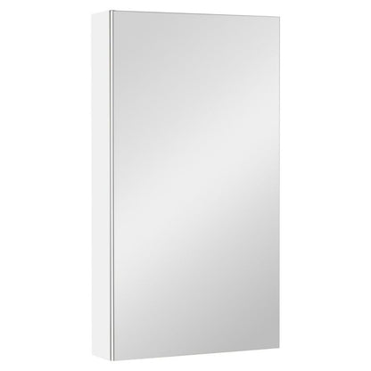Badeværelsesskab med spejl 50x90x14 cm Hvid Mat | 5905369501364