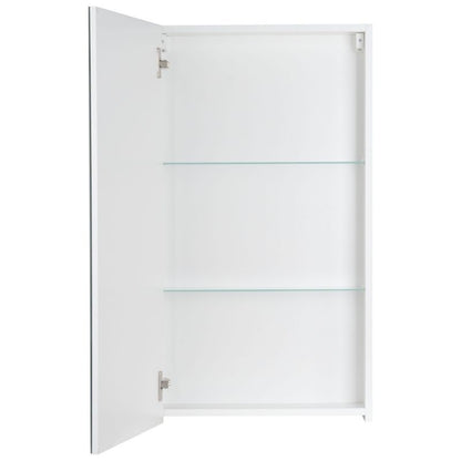 Badeværelsesskab med spejl 50x90x14 cm Hvid Mat | 5905369501364