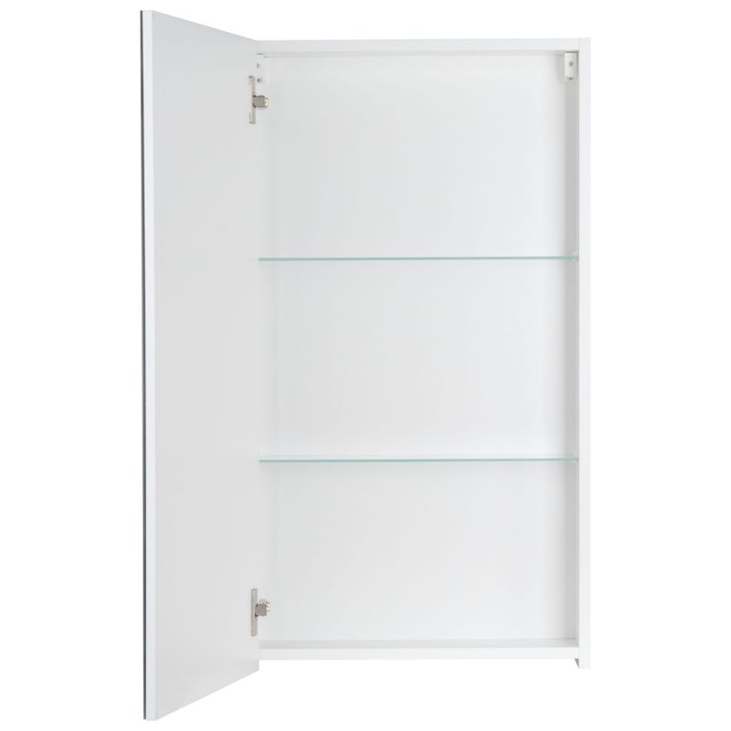 Badeværelsesskab med spejl 50x90x14 cm Hvid Mat | 5905369501364