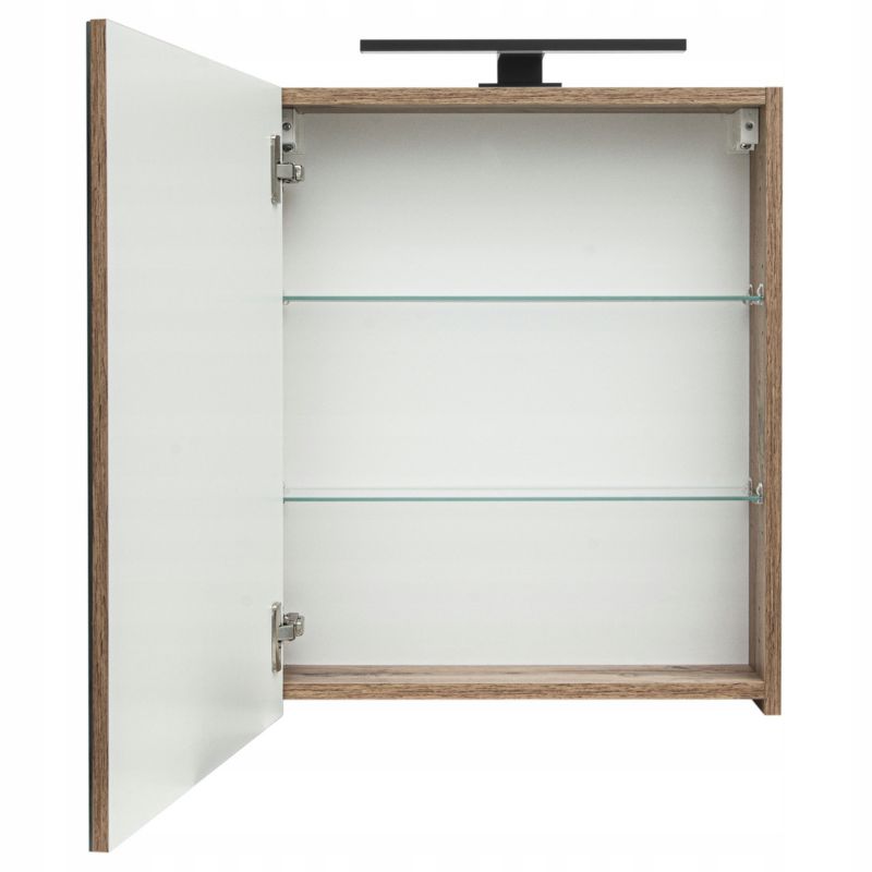 Spejlskab ADA 50x60 cm Wotan Eg med LED-lys